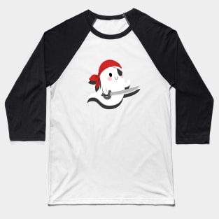 Friendly Pirate Ghost Baseball T-Shirt